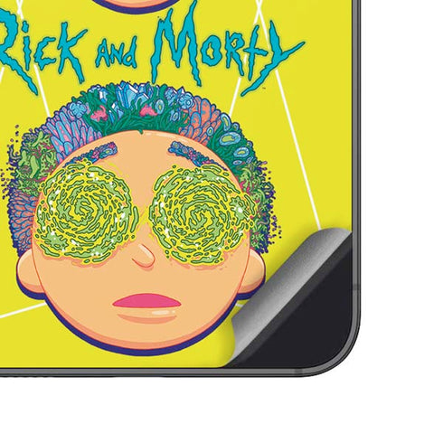 Adult Swim Rick and Morty Rick and Morty Portal Eyes Galaxy A14 5G Skin